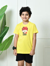 100% Cotton Playful Be Dope T-shirt – Yellow