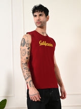 Easy-Wear California Cotton Sando – Maroon