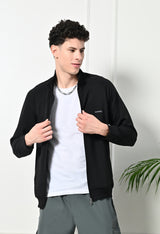 Athletic Stretch Jacket - Black