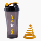 Cyclone Blender Shaker 700ml Leakproof for Protein & Preworkout - Yellow