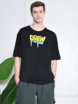 Everyday 100% Cotton Drew T-shirt – Black