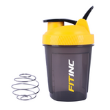 ShakePro 300ml Protein Shaker for Pre & Post Workout Mixes - Yellow