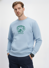 Ultra-Warm Fleece Sweatshirt - Sky Blue - Paradise