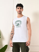 Easy-wear Paradise Cotton Sando – White