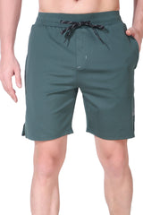 Performance Stretch Workout Shorts - Green Fozi