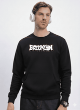 Ultra-Warm Fleece Sweatshirt - Black - Brooklyn