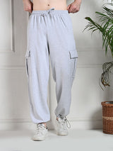 All-Weather Cargo Jogger with Pockets - Melange Grey