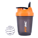 ShakePro 300ml Protein Shaker for Pre & Post Workout Mixes - Orange