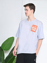 Everyday 100% Cotton War Zone T-shirt – Melange Grey