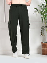 All-Weather Cargo Jogger with Pockets - Green