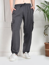 All-Weather Cargo Jogger with Pockets - Charcoal