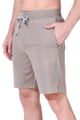 Performance Stretch Workout Shorts - Silver Mink