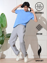 Men’s All-Season Relaxed Fit Track Pants - French Grey