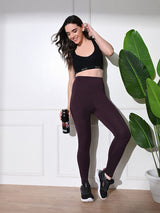 Anywear Active Stylish Gym Tights – Wine