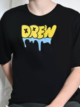 Everyday 100% Cotton Drew T-shirt – Black