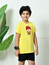 100% Cotton Playful Be Dope T-shirt – Yellow