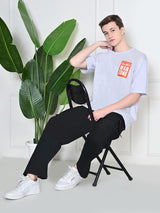 Everyday 100% Cotton War Zone T-shirt – Melange Grey