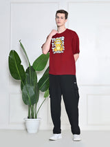 Everyday 100% Cotton Optimistic T-shirt – Maroon