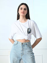 Classic 100% Cotton Lioness T-shirt – White