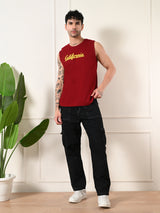 Easy-Wear California Cotton Sando – Maroon