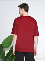 Everyday 100% Cotton Optimistic T-shirt – Maroon