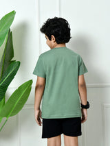 100% Cotton Playful Be Dope T-shirt – Pista Green