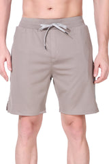 Performance Stretch Workout Shorts - Silver Mink