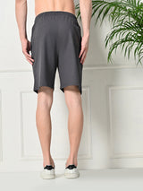 Easy Multi-Pocket Cotton Shorts – Charcoal Grey