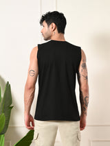 Easy-wear Drew Cotton Sando – Black