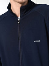 Athletic Stretch Jacket - Navy Blue