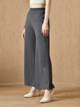 Women's Signature Cotton Flared Pant - Charcoal