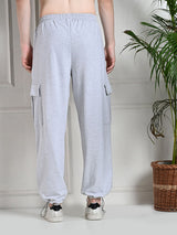 All-Weather Cargo Jogger with Pockets - Melange Grey
