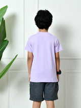100% Cotton Playful Gaming T-shirt – Lavender