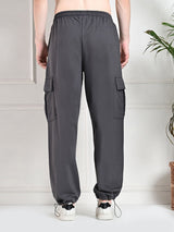 All-Weather Cargo Jogger with Pockets - Charcoal
