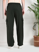 All-Weather Cargo Jogger with Pockets - Green