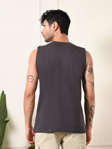 Easy-wear Whatever Cotton Sando – Charcoal