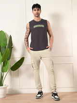 Easy-wear Seawolves Cotton Sando – Charcoal