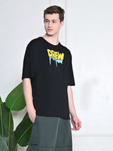 Everyday 100% Cotton Drew T-shirt – Black