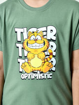 100% Cotton Playful Optimistic T-shirt – Pista Green