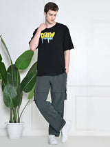 Everyday 100% Cotton Drew T-shirt – Black