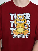 Everyday 100% Cotton Optimistic T-shirt – Maroon