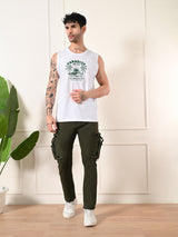 Easy-wear Paradise Cotton Sando – White