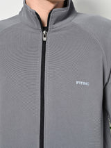 Athletic Stretch Jacket - Grey