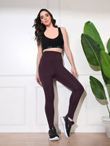 Anywear Active Stylish Gym Tights – Wine