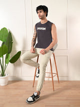 Easy-wear Brooklyn Cotton Sando – Charcoal