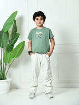 100% Cotton Playful Be Cool T-shirt – Pista Green