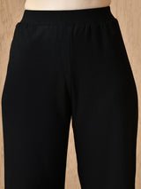 Women's Signature Cotton Flared Pant - Black