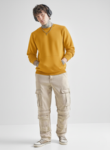 Ultra-Warm Fleece Sweatshirt - Mustard