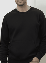 Ultra-Warm Fleece Sweatshirt - Black