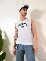 Easy-wear BrooklynUSA Cotton Sando – White